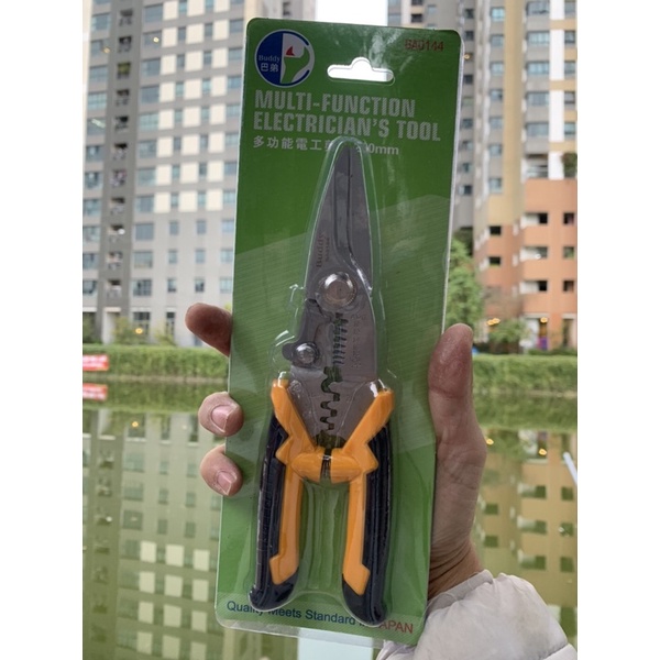 200mm Kìm Đa Năng 3 Trong 1 Cắt – Tuốt – Bấm Cos Buddy BA0144