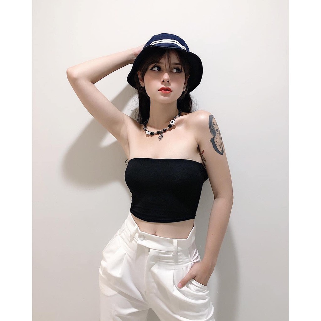 Áo quây ngực trơn dáng croptop - Áo ống (Không đệm) Vải thun ôm body | WebRaoVat - webraovat.net.vn