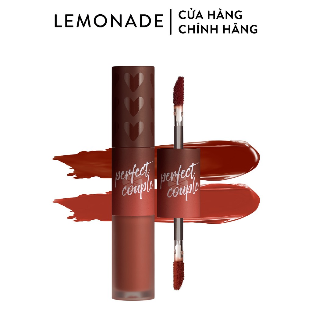 Son kem 2 đầu LEMONADE Perfect Couple Lip Fashionistar 8g