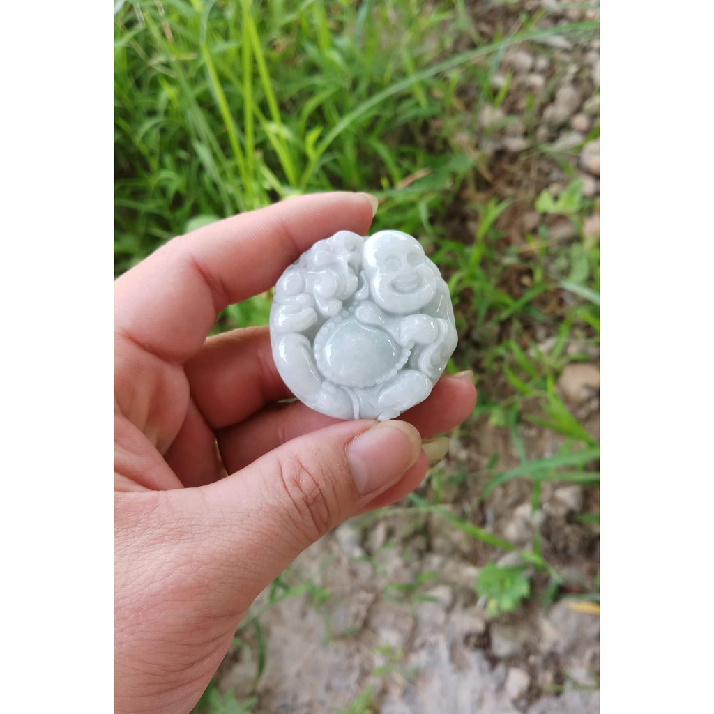 Mặt Đá Di Lạc Ngoc Cam Thach