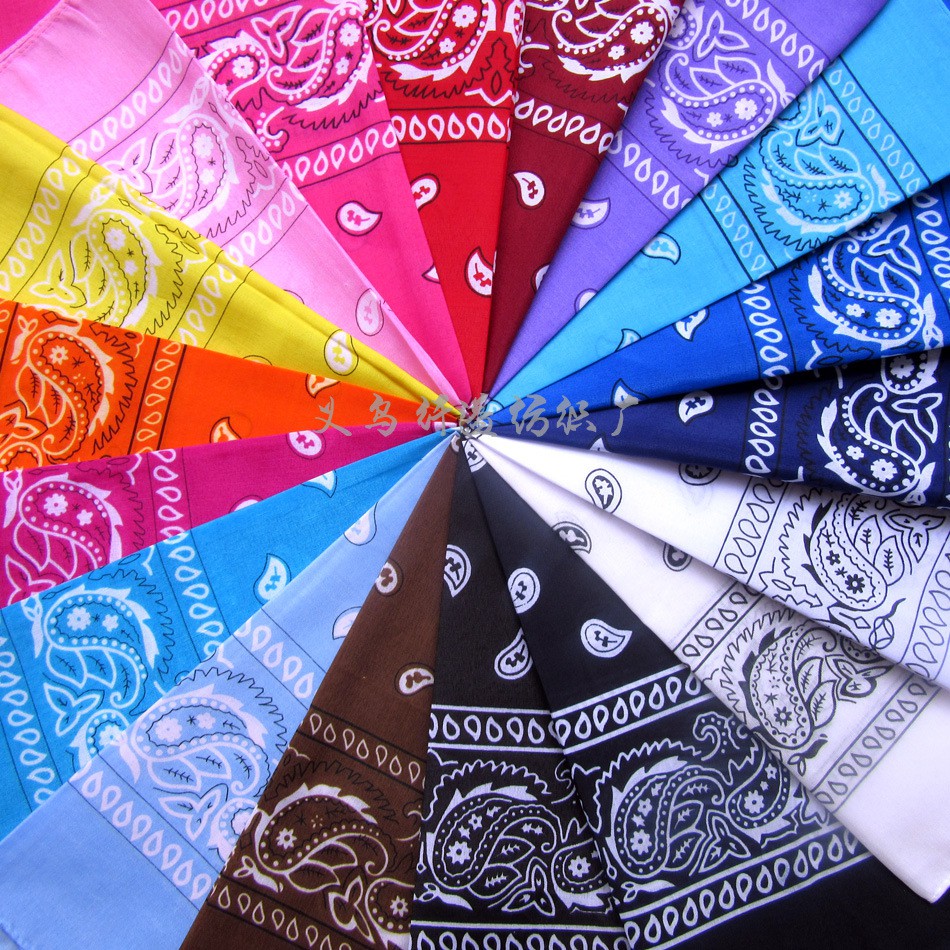 Khăn Turban Vuông Nhiều Màu Đa Năng 55x55 cm