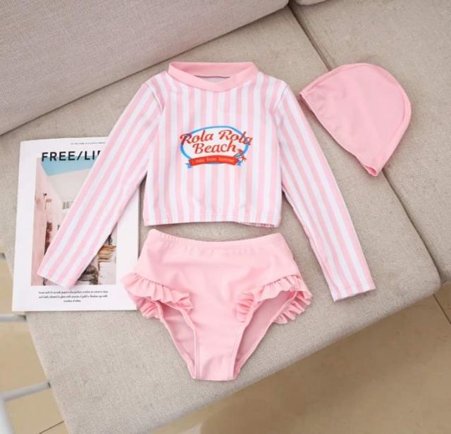 BikiniStoreVn : Đồ Bơi Tay Dài Bé Gái BB7 | BigBuy360 - bigbuy360.vn