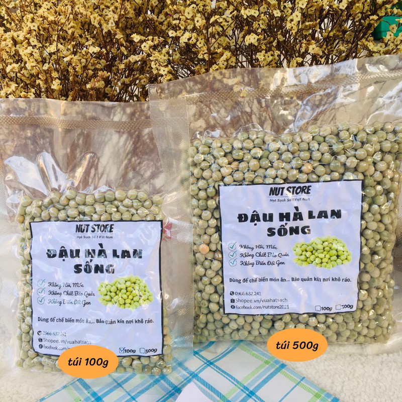 Đậu hà lan hữu cơ ăn dặm cho bé Nut Store 500g