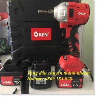 Máy Siết Bu Lông Ken - Tặng bộ chuyển thành máy khoan - Mũi bắt vít - Máy Siết BuLong