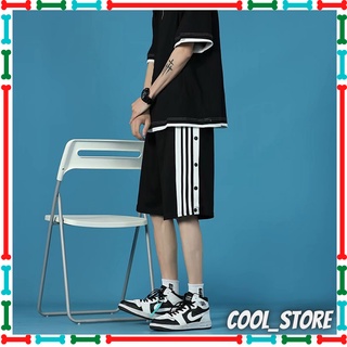 Quần short đùi CÚC POLY Unisex Basic 3 sọc thể thao nam nữ oversize phong cách Hàn Quốc Ulzzang Cool Store