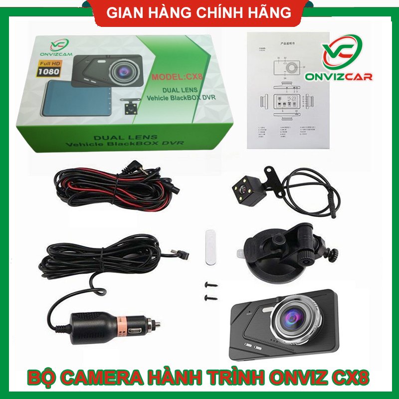 Camera hành trình X004/ CX8 8 led hình ảnh FULL HD 1080P bán sỉ toàn quốc chính hãng ONVIZCAR