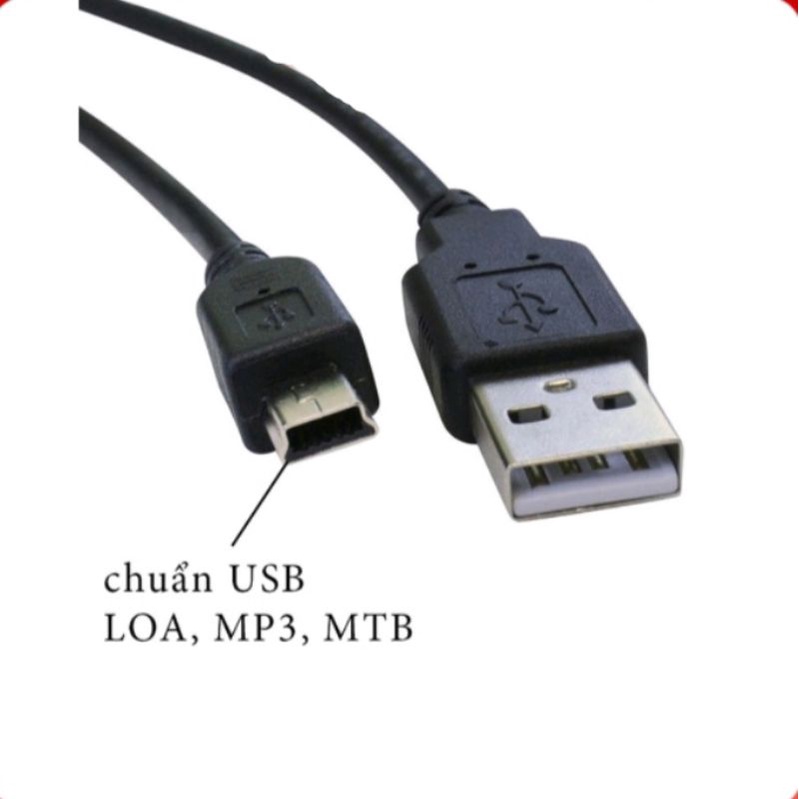 Cáp sạc usb cho đài niệm phạt,loa nghe nhạc,và các chân cắm thông dụng