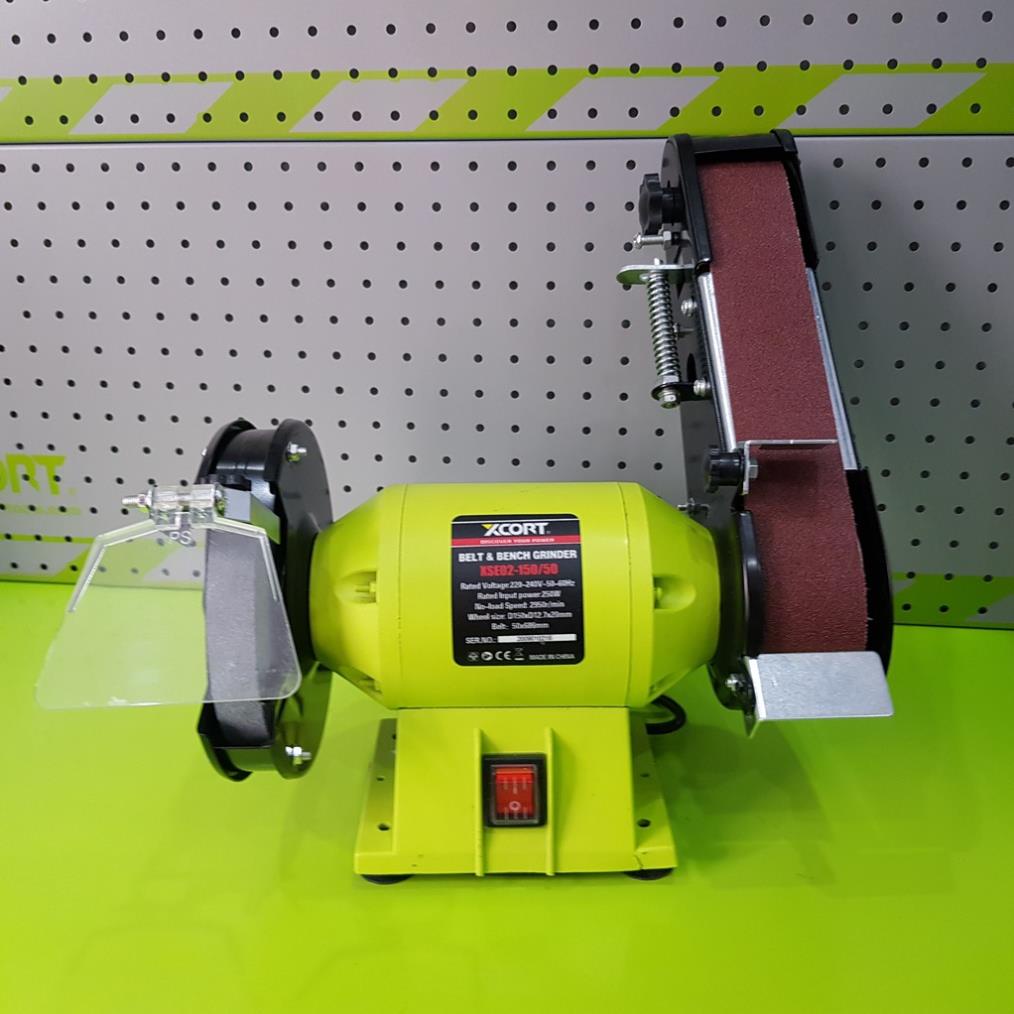 Máy mài giáp dây kèm mài đá 250W Sử dụng mài dao mài kim loại kích thước nhám 50x686 mm