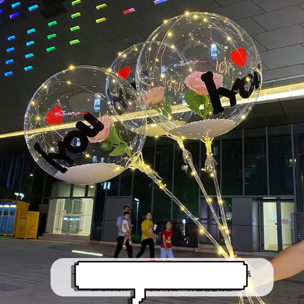 Bóng Galaxy kèm hoa phát sáng (hàng y hình) | BigBuy360 - bigbuy360.vn