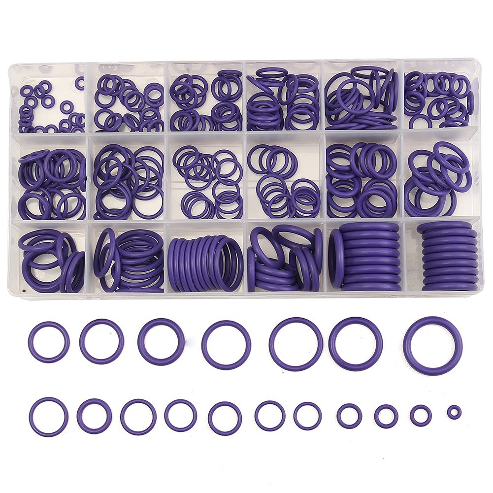 Set 270 vòng đệm cao su 18 cỡ R22/R134a cho máy điều hòa xe hơi