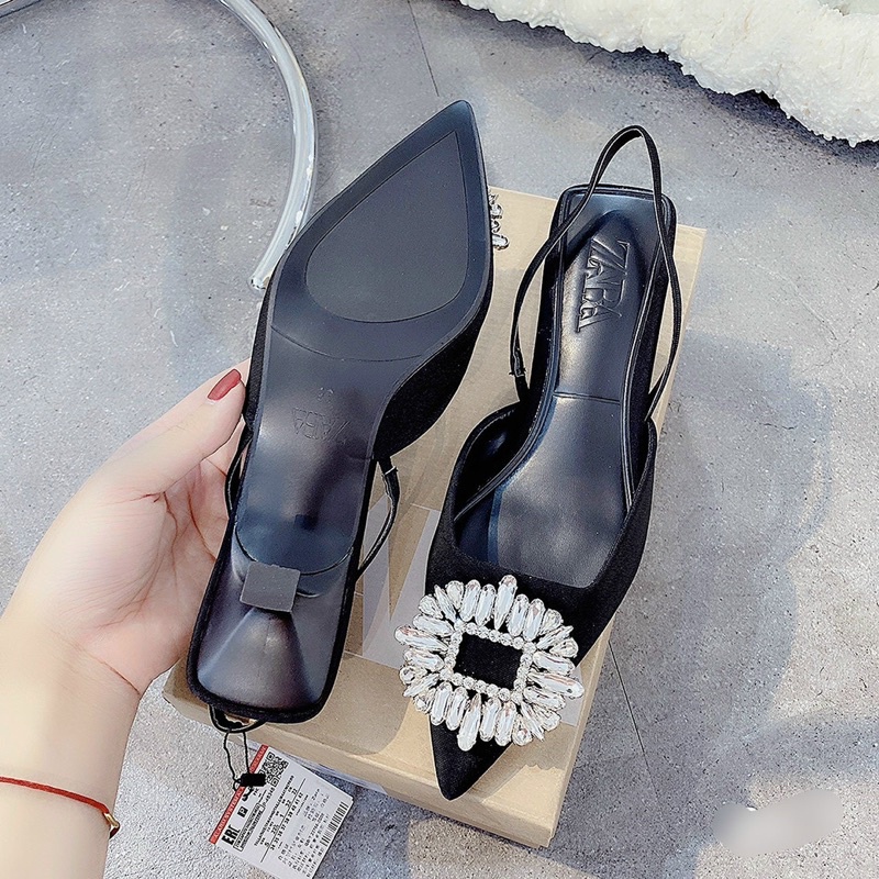 SALE LẺ SIZE Guốc Zara mặt đá