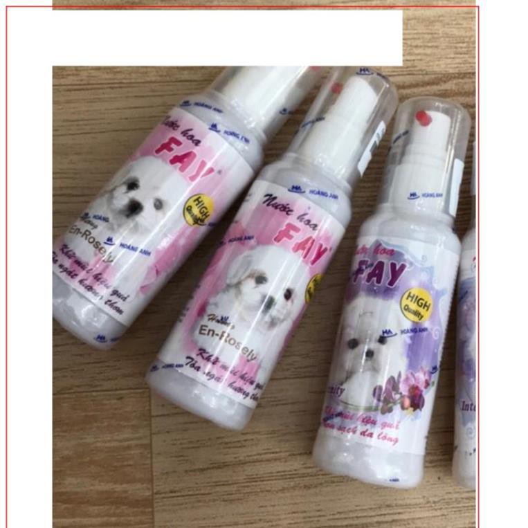 GV-  Hanpet.HCM Nước hoa chó mèo 90ml (2 loại) Nước hoa Fay CoolCheery En-Rosely cho thú cưng