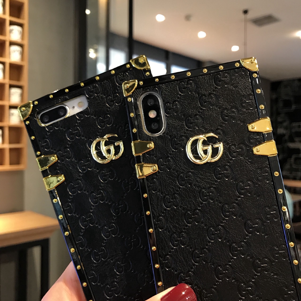 Ốp lưng iPhone của Apple 12mini 12 pro max xr xs max x xs 6 7 8plus i11pro max gucci ốp lưng điện thoại thời trang vuông | BigBuy360 - bigbuy360.vn