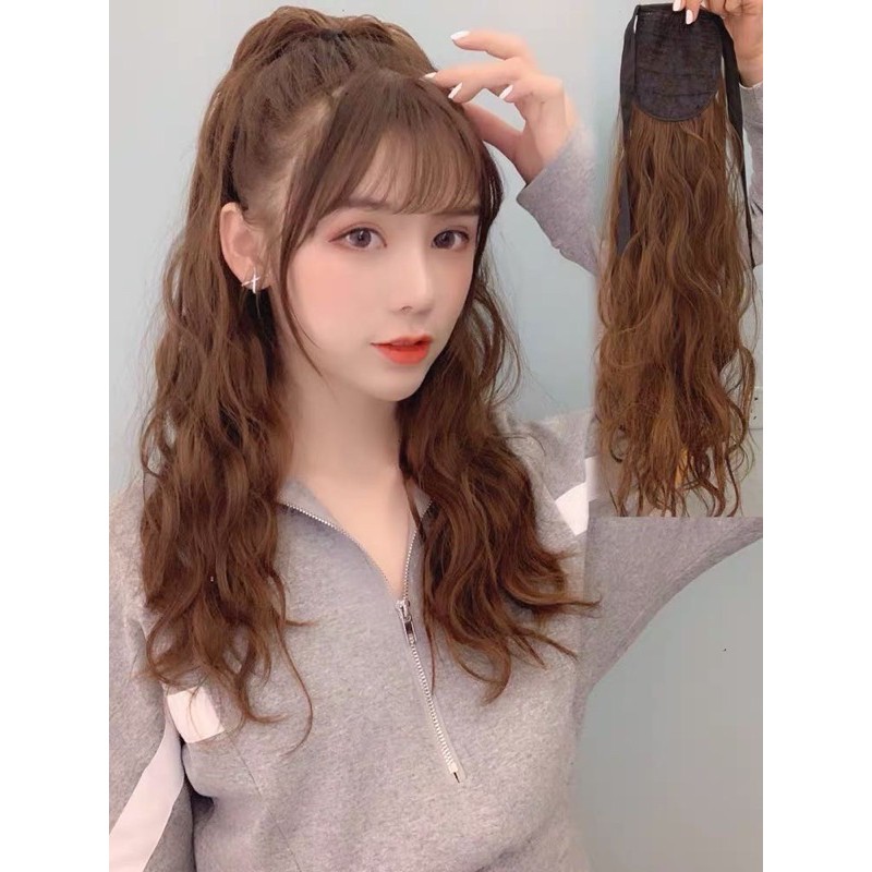 tóc giả cột xù dợn ❤️freeship 50k ❤️ tóc cột xù dợn cao cấp
