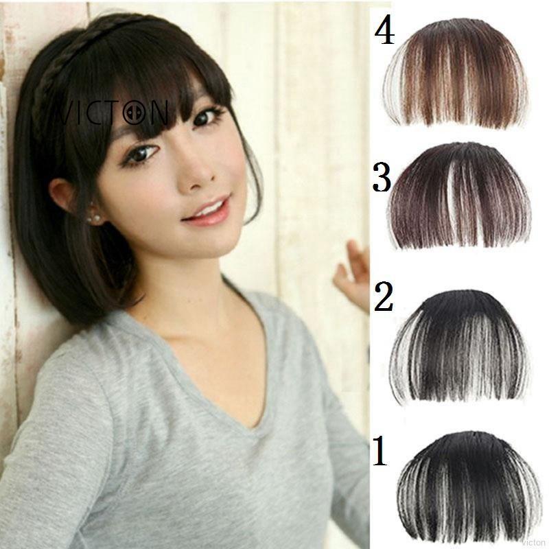 Bộ tóc giả nữ mái ngố thời trang