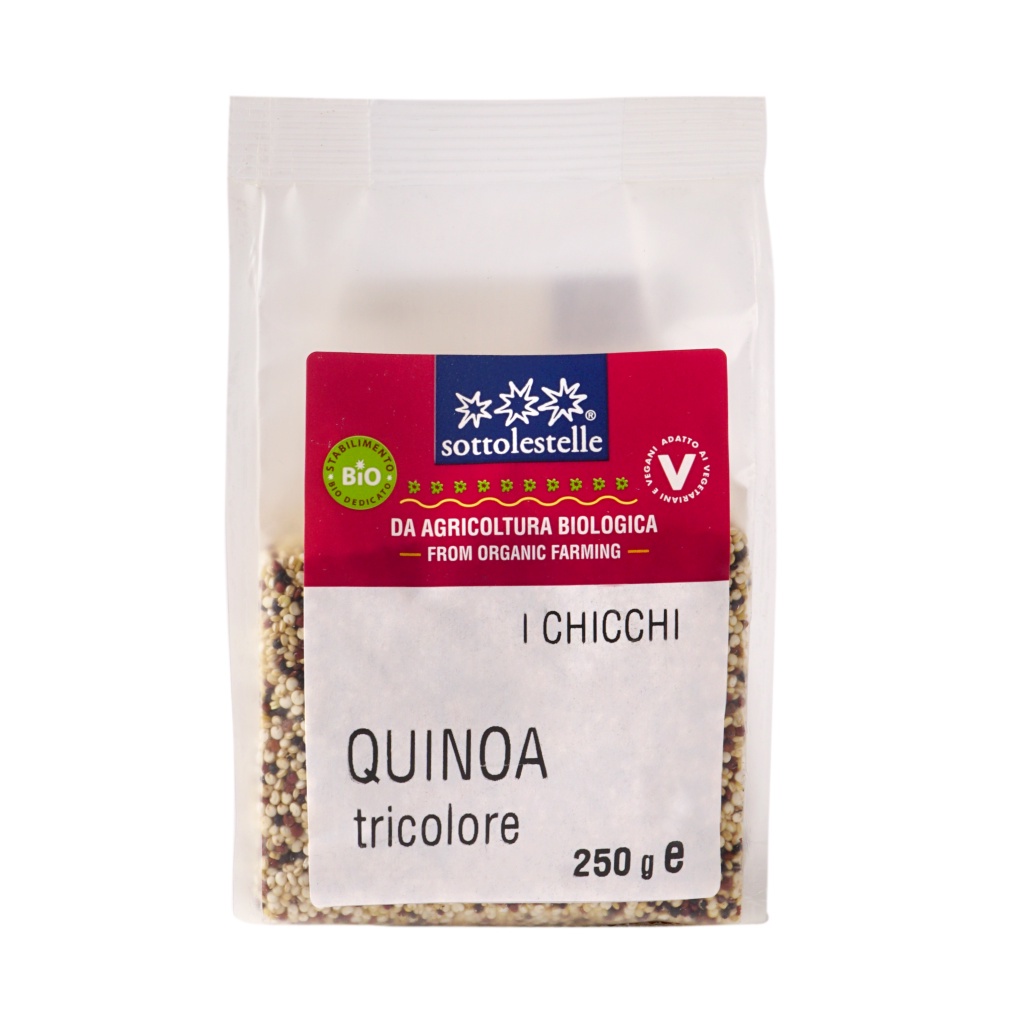 [SOTTOLESTELLE]Hạt diêm mạch hỗn hợp ba màu hữu cơ (Quinoa Tricolore) - 250g