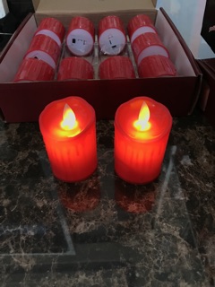 Đèn nến nhựa nhỏ tim lắc