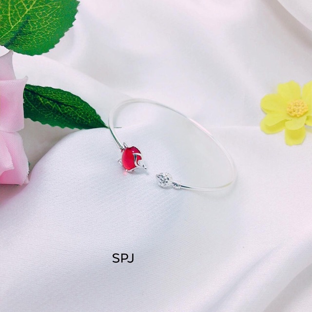 VÒNG TAY HỒ LY ĐÁ CHUẨN BẠC TA BAO SÁNG