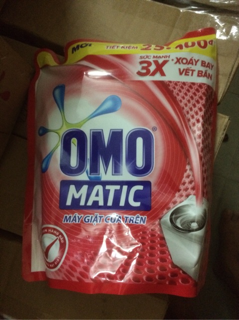 Nước giặt máy omo máy 2,7kg, 2,4kg giá chỉ 111k
