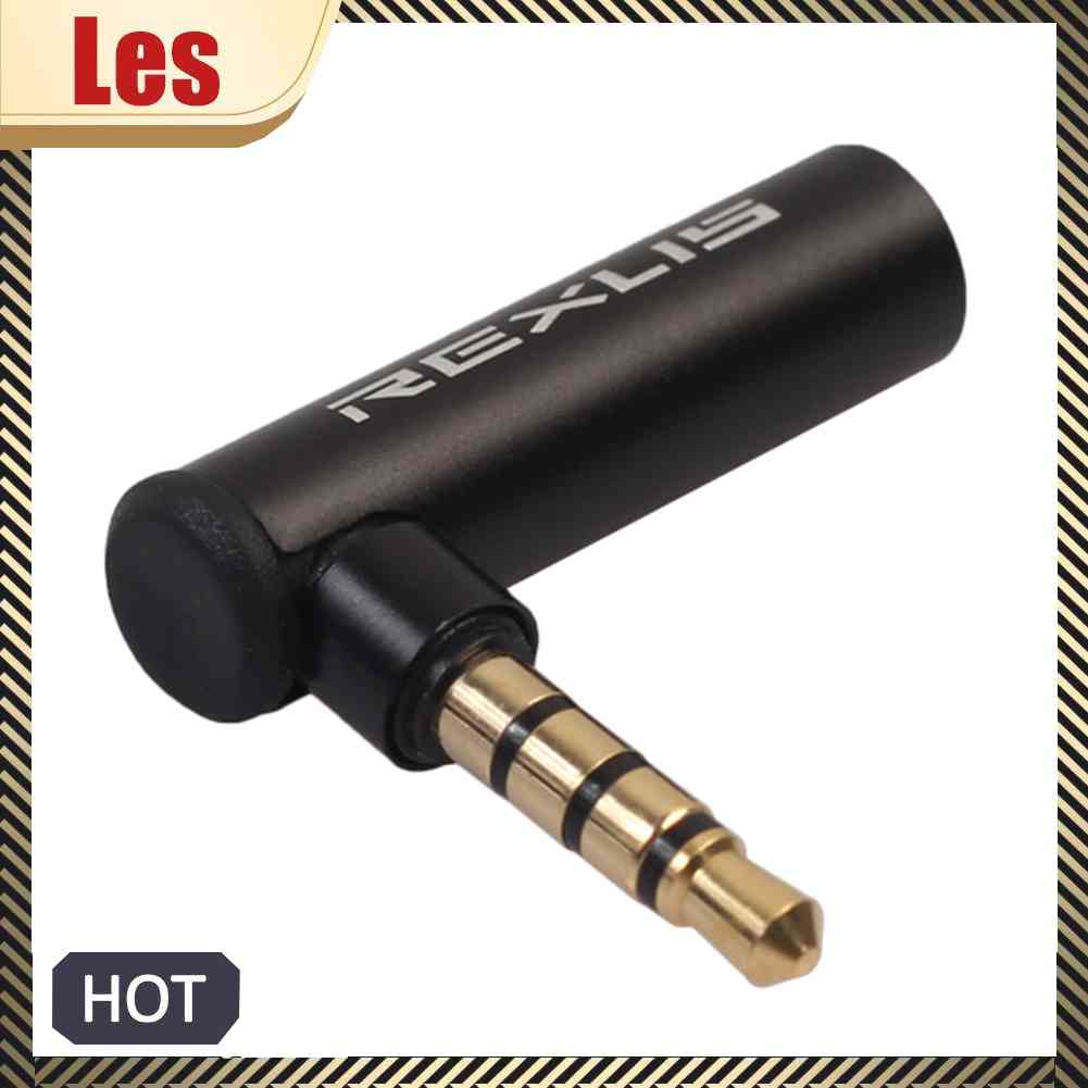 Đầu Nối Âm Thanh Bẻ Góc 90 Độ 3.5mm