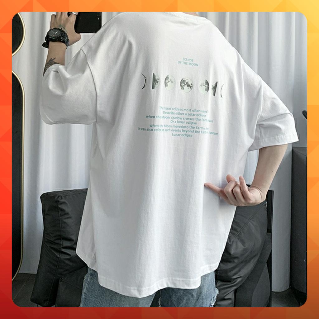 [ Ảnh Thật ] Áo thun tay lỡ form rộng in họa tiết chữ ECLIPSE phong cách -  phông Unisex nam nữ đều mặc được | BigBuy360 - bigbuy360.vn