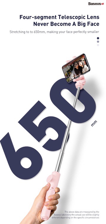 Gậy tự sướng tích hợp Tripod chân xếp gọn Baseus Lovely | BigBuy360 - bigbuy360.vn