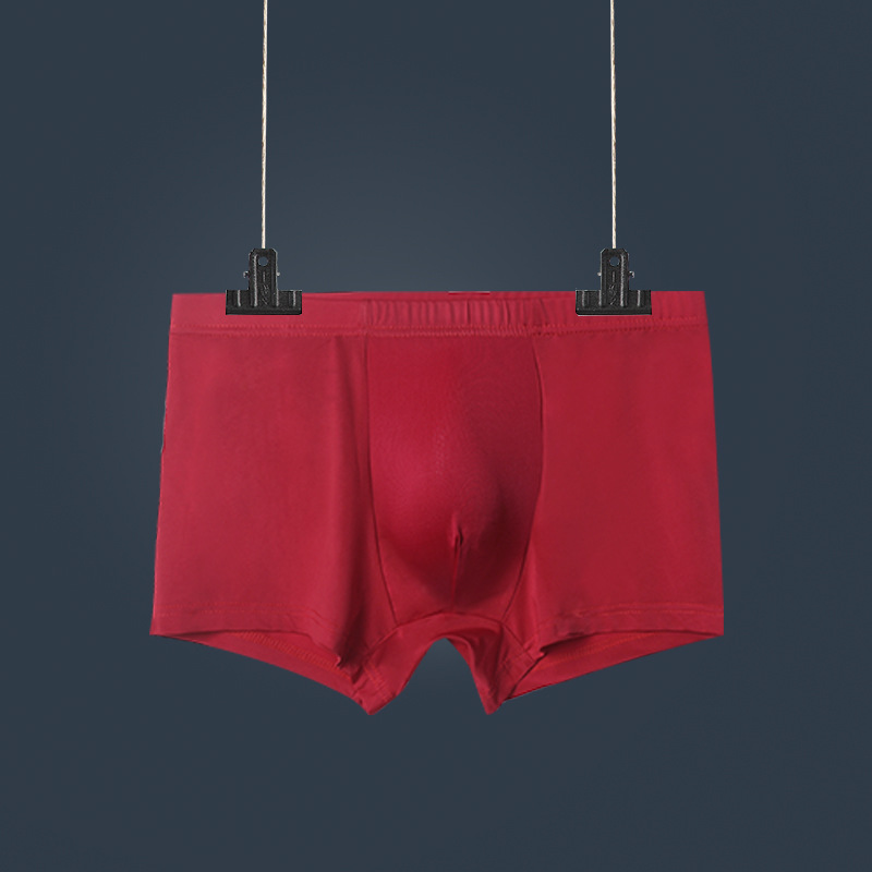 Quần Lót Boxer Không Lộ Đường May Thoáng Khí Gợi Cảm Cho Nam