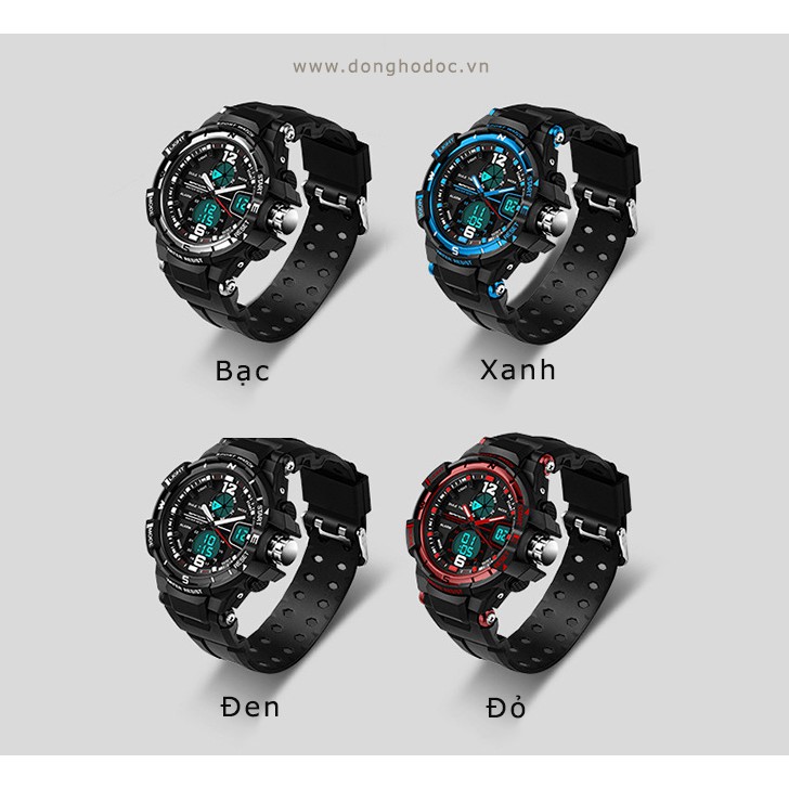 Đồng hồ thể thao nam SANDA 289 siêu bền chống nước (Nhiều màu) | BigBuy360 - bigbuy360.vn