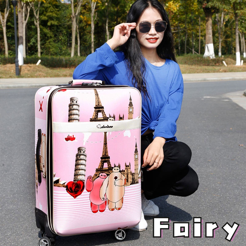 Vỏ Bọc Vali Hành Lý 26 inch 20 inch Chống Thấm Nước Có Mật Khẩu Họa Tiết Hoạt Hình Cho Nam Nữ