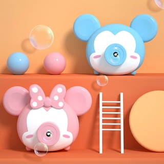 Máy Chụp Ảnh Thổi Bong Bóng Tự Động Hình Chuột Mickey Cho Bé Children's Automatic Bubble Camera Mickey Mouse Cartoon Bubble Machine Kids' Toy Gifts