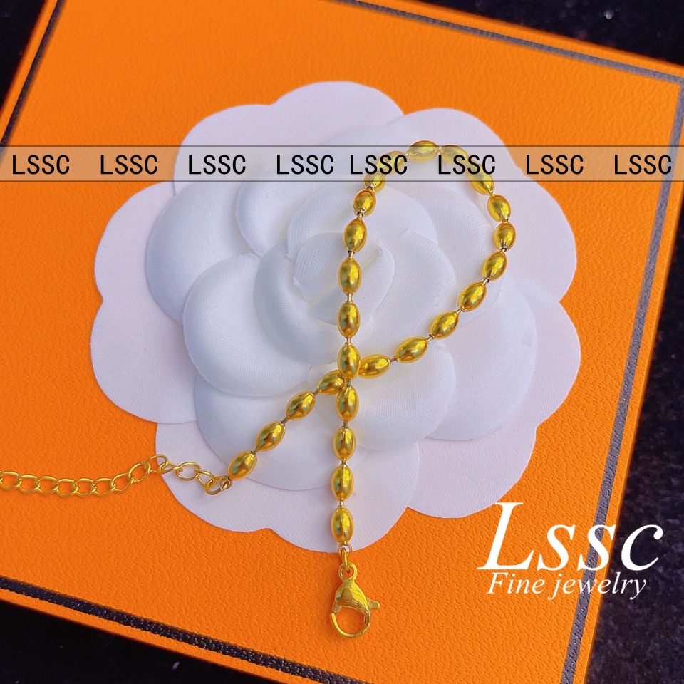 Vòng tay titan Lắc tay nữ không gỉ mạ vàng 18k thiết kế đơn giản phong cách thời trang thanh lịch mẫu mới 2022