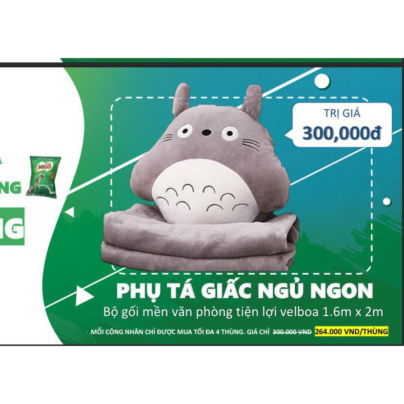 Bộ Chăn Gối Văn Phòng 3 trong 1 homemia