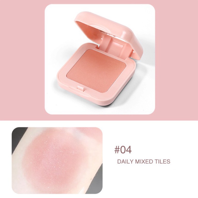 Phấn má hồng nội địa trung - Phấn má dạng kem đơn sắc Blusher Color Geometry NAVI