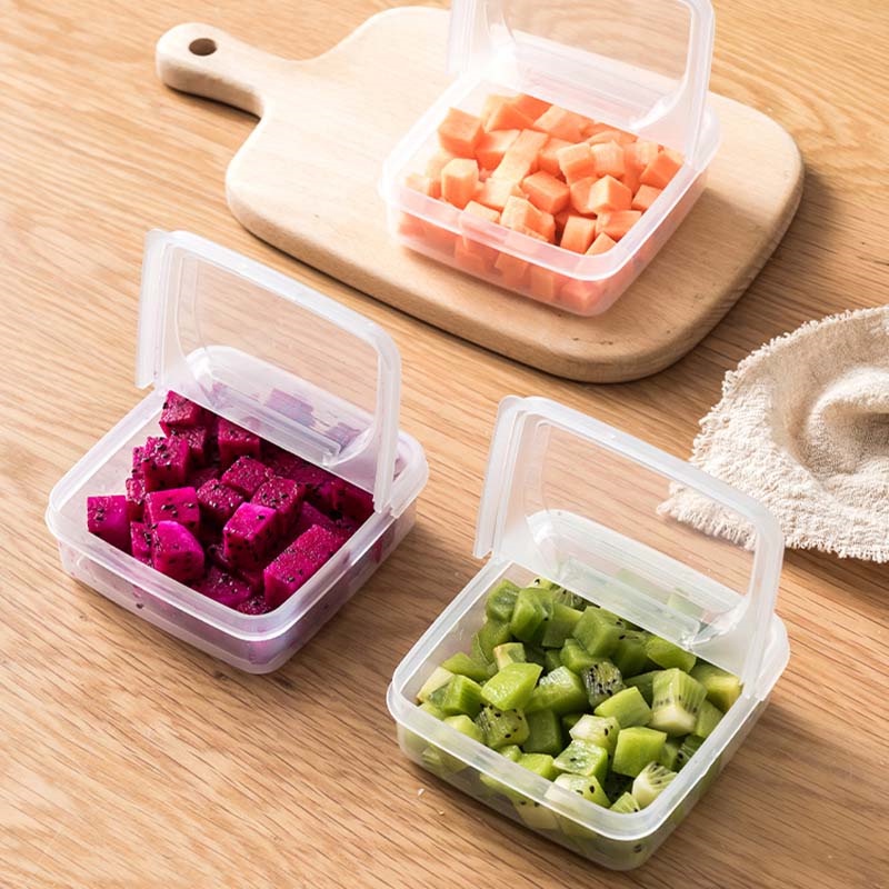 Set 2 Hộp Nhựa Trong Suốt Đựng Bơ Phô Mai Tiện Lợi