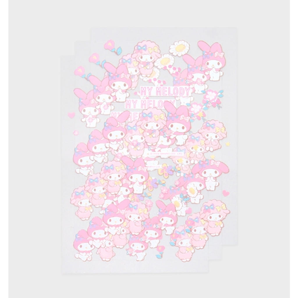 [DAISO Korea] Hình Dán MyMelody Yupo pp 3 Miếng