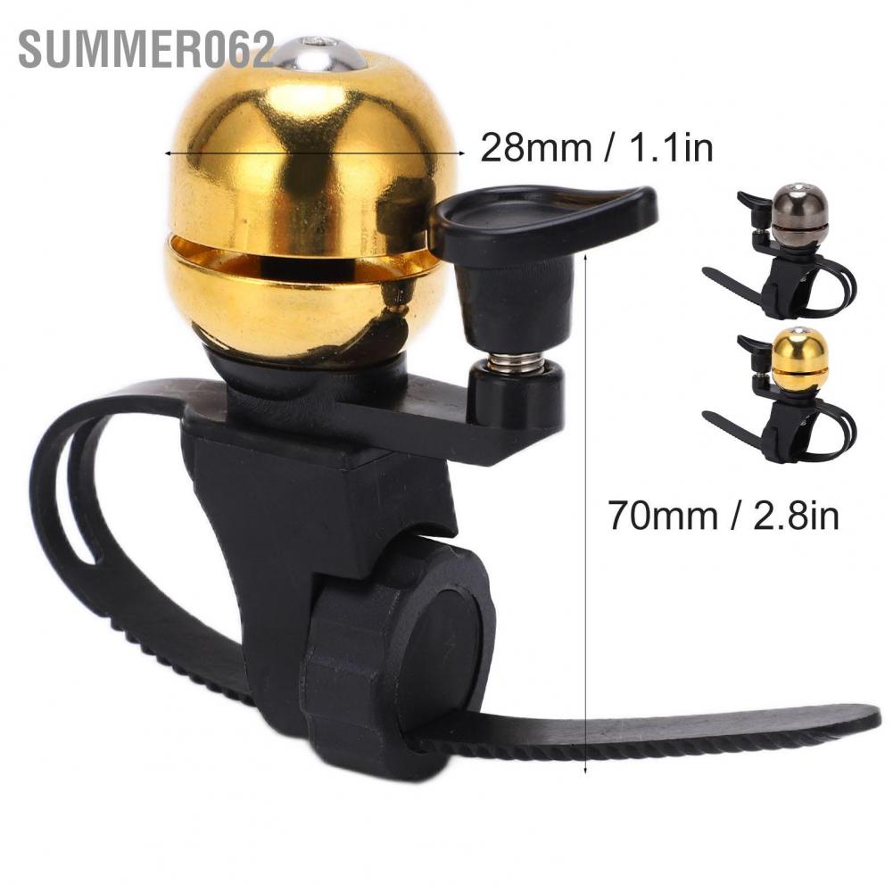 Summer062 Bike Bell Copper Alloy Handlebar for Mountain Road and Children's Bicycle