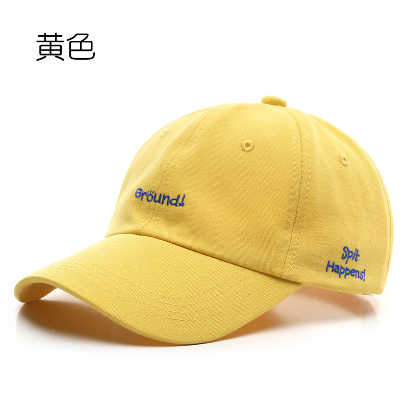 Mũ Lưỡi Trai LINJW Thêu Chữ Thời Trang Hàn Quốc 2020 Cho Nam &amp; Nữ