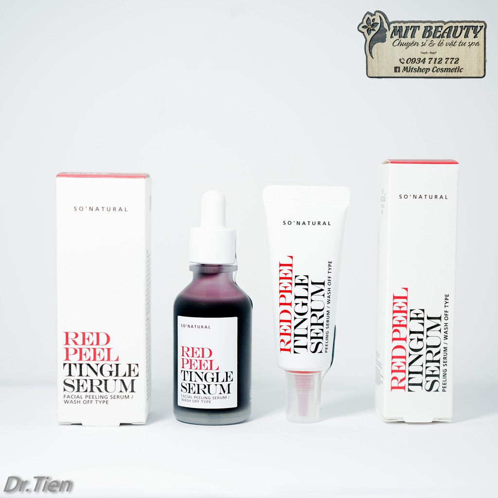 Thay da sinh học Red Peel Tingle Serum RedPeel 35ml - sample 5 miếng