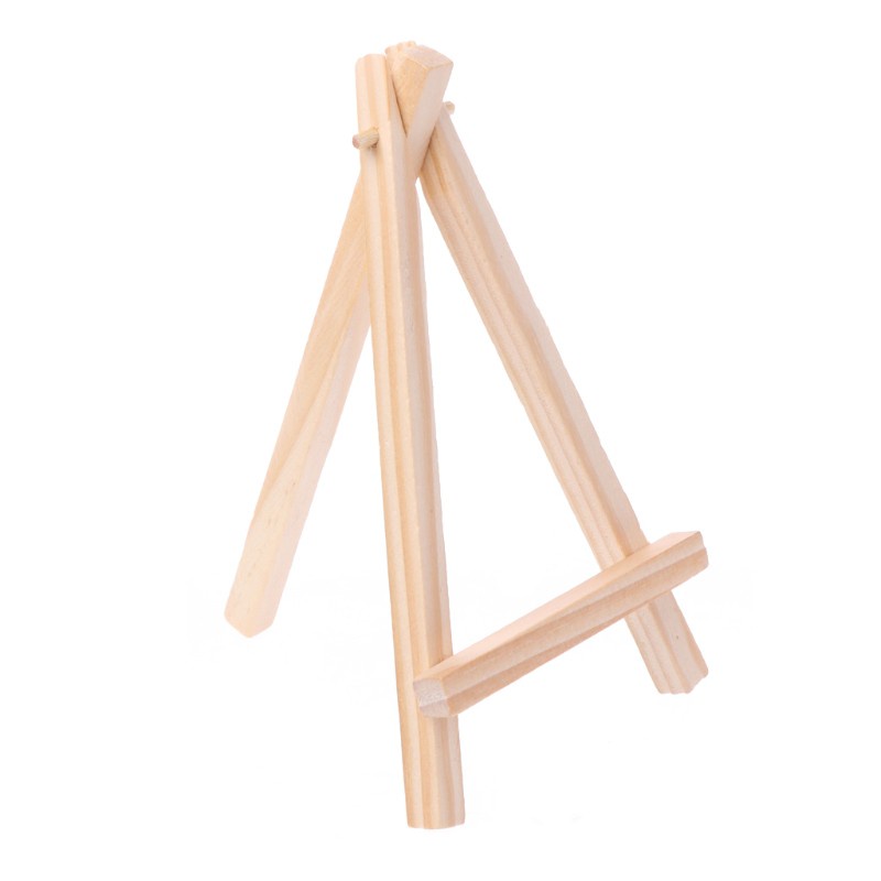 Giá đỡ tranh ba chân bằng gỗ mini dùng cho tiệc cưới tiện lợi