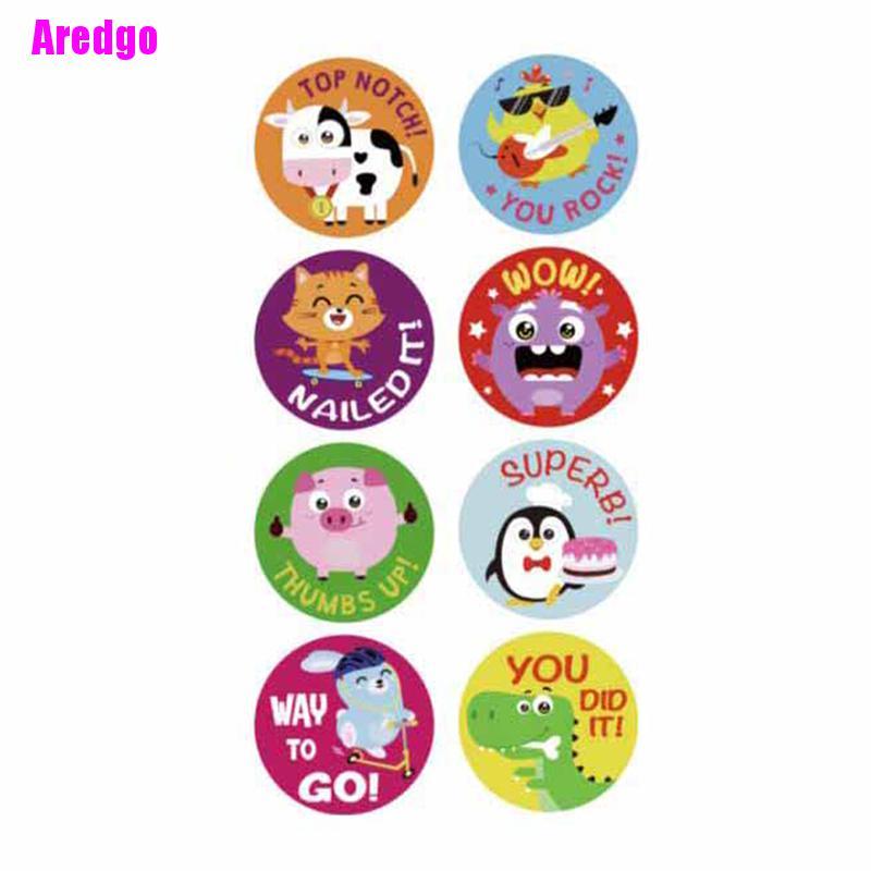 Set 500 Sticker Dán Trang Trí Nhiều Màu Sắc