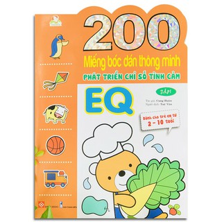 Sách - 200 Miếng bóc dán thông minh 2-10 tuổi ( Lẻ ).