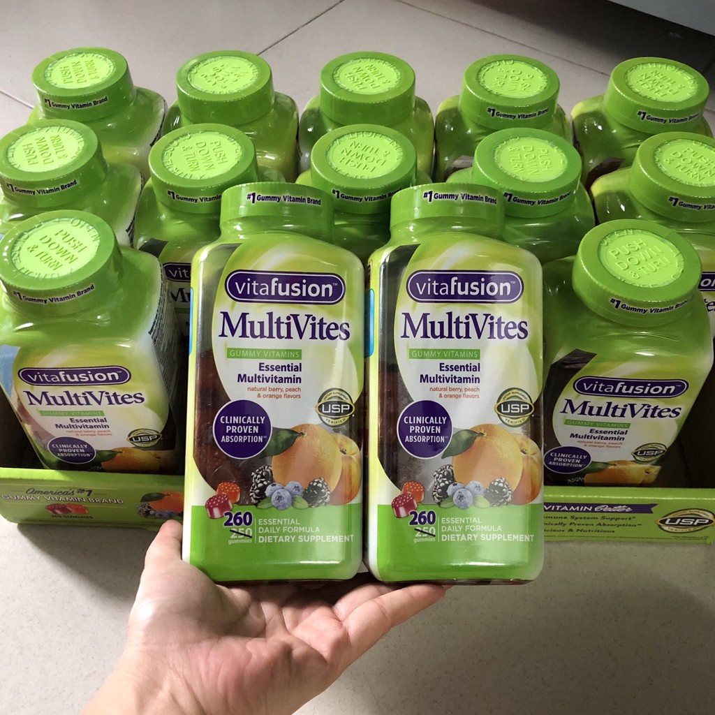 ❤ [Có Sẵn] Kẹo dẻo Vitafusion Multivites 260 viên Mỹ (Nam/Nữ) [Date 6/2022] | BigBuy360 - bigbuy360.vn