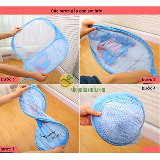 SỌT LƯỚI ĐỰNG ĐỒ GẤP GỌN (CAM KẾT HÀNG LOẠI 1)