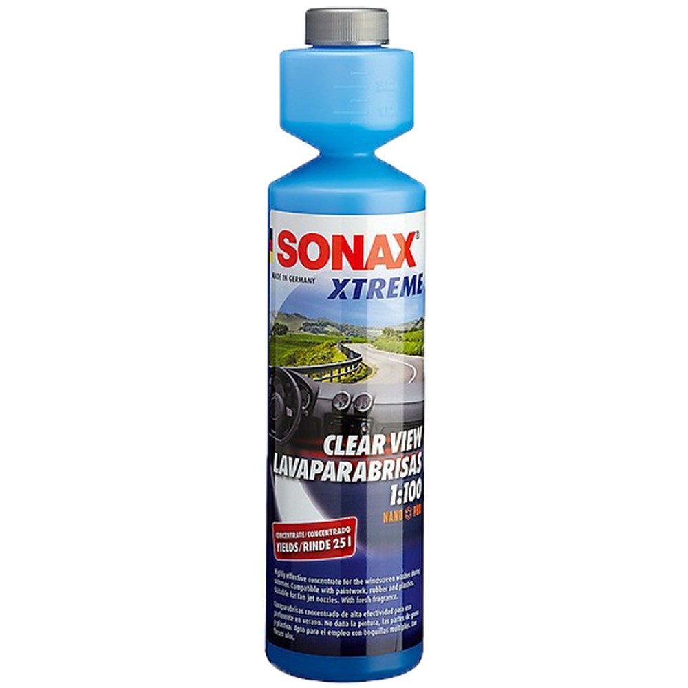 Nước rửa kính lái cao cấp Sonax Xtreme clear view 1:100 NanoPro 250ml
