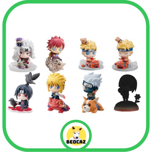 [Ship Hỏa Tốc][[Full Box][Tặng Hộp Bảo Vệ] Combo Mô Hình chibi Naruto Sasuke Kakashi Jijaiya Itachi Đồ chơi Naruto