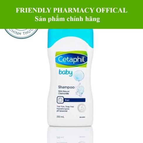 Dầu gội cho bé Cetaphil Baby Shampoo không bọt, dịu nhẹ (Chai 200ml)