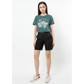 Quần short đen trơn W308 NỮ TNG