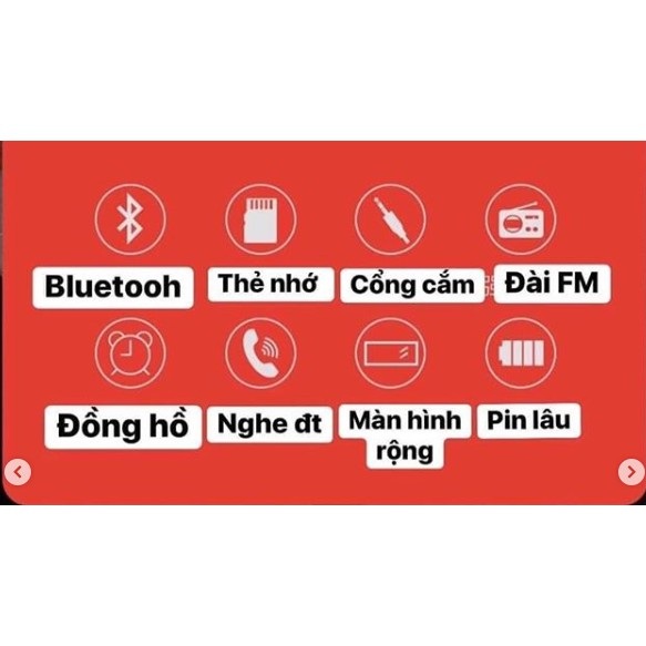 [ CHÍNH HÃNG] SIÊU LOA BLUETOOTH 3 TRONG 1 VỪA LÀ ĐỒNG HỒ