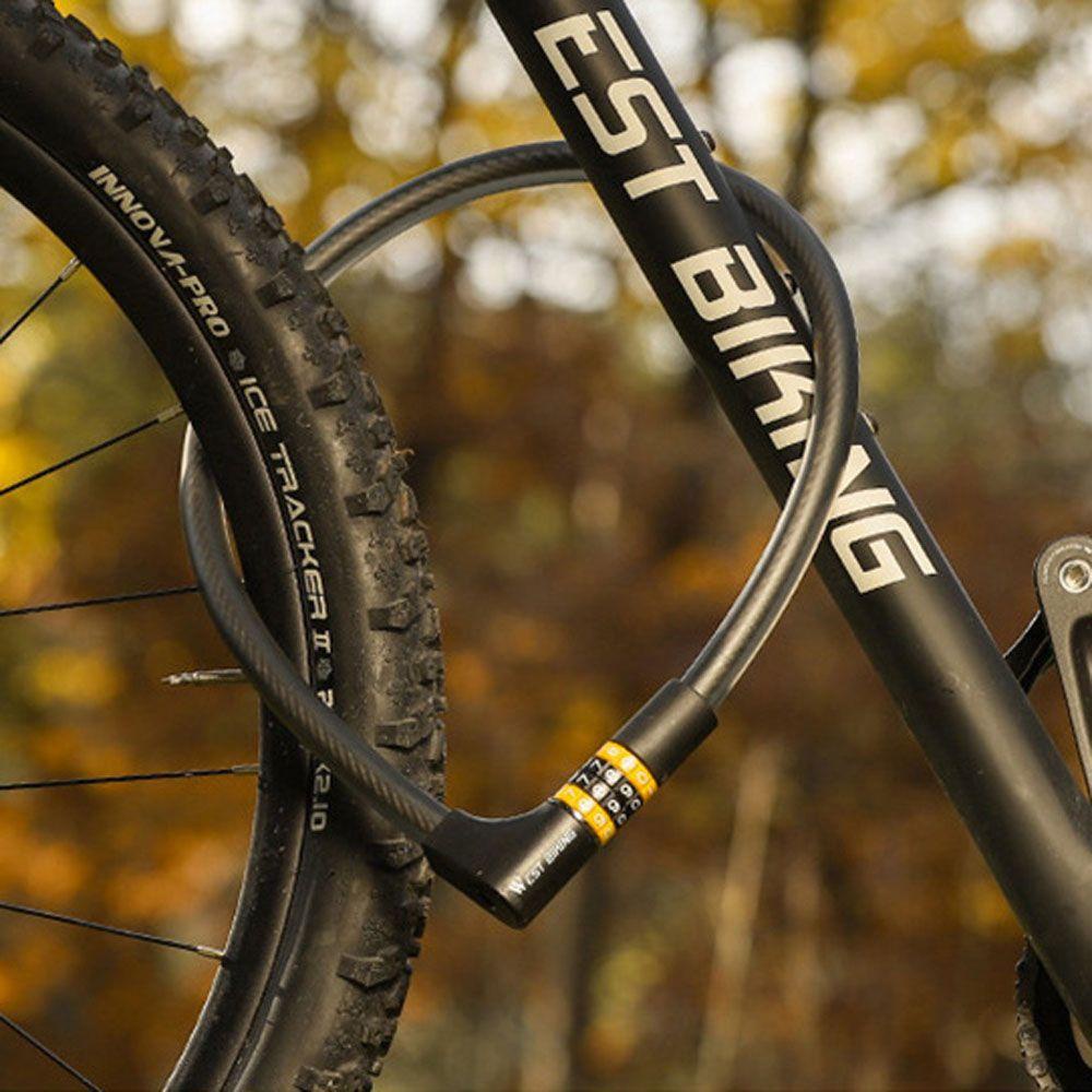 Khóa Xe Đạp Chống Trộm 2 Trong 1 Bằng Thép Không Gỉ