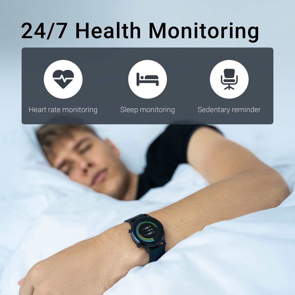 Đồng Hồ Thông Minh Haylou RS3 LS04 Màn Hình Oled GPS 5ATM Chống Thấm Nước Có Kết Nối Bluetooth 5.0